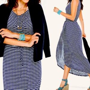 Cabi Boat Stripe Dress Size XL